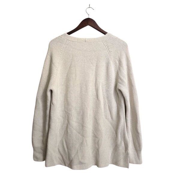 Athleta Switchback Pullover Sweater In Moonlight Heather Sz S - Picture 7 of 11